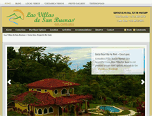 Tablet Screenshot of costaricalasvillas.com
